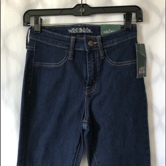 Wild Fable Womens Jeans Size 00 Blue - Picture 4 of 6
